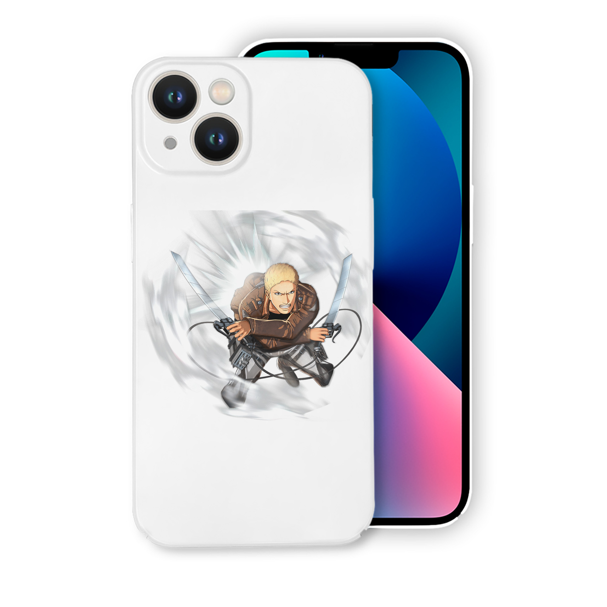 （画像用） 進撃の巨人 ライナー・ブラウン Attack on Titan Reiner Braun 【iPhone 14シリーズ対応】ハードケース